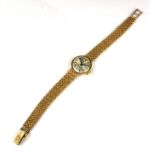 A 9CT GOLD ORIOSA 17 JEWEL INCABLOC LADIES WRISTWATCH Both case and strap marked ‘375’. (gross