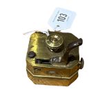 A 19TH CENTURY VICTORIAN BRASS SCARIFICATOR, EVANS LONDON, CIRCA 1840 Mechanical leech used for