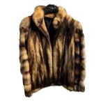 MAXWELL CROFT, LONDON, A LADIES’ FUR JACKET. (size M)