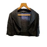 JAEGER, A BLACK SHIRT JACKET. (size M)