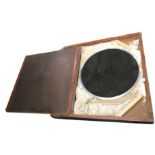 HUNTER-PENROSE LTD, A RARE LARGE TINTED OBSERVATORY LENS IN WOODEN CASE By Hunter-Penrose Ltd, 100