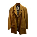 A MUSTARD SMART JACKET FROM ‘THE ROSE’. (size 14)