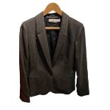 JAEGER, A GREY TAILORED SUIT JACKET. (size 12)