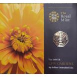 A 2009 CUPRO-NICKEL 'KEW GARDENS' PROOF FIFTY PENCE COIN Issued by the Royal Mint with Queen