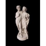 COPELAND, A 19TH CENTURY PARIAN FIGURAL GROUP, ALLEGORICAL GRACES, CIRCA 1870 Figures Emblematic