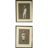 A PAIR OF LATE 19TH/EARLY 20TH CENTURY WATERCOLOURS Depicting a higher rank Colonial Officer and