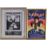 PINK FLOYD, A VINTAGE CONCERT POSTER Titled 'The Momentary Lapse of Reason Tour', dated 1988,