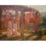 STUDIO OF MIGUEL CANAL, HOMMAGE TO HENRI MARTIN, 1860 - 1943, A LARGE 20TH CENTURY OIL ON CANVAS