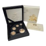 A 22CT GOLD 'EAST INDIA COMPANY' FIVE COIN PROOF SET', DATED 2019 Titled 'East India Company