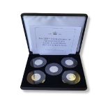 A SILVER 'QUEEN VICTORIA COMMEMORATIVE' ONE POUND FIVE COIN SET, DATED 2019 With various Queen