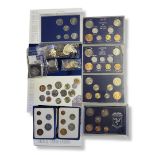 A COLLECTION OF SILVER AND CUPRONICKEL COINS to include two silver half dollar coins, a 1936