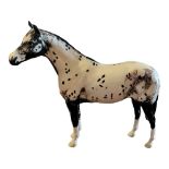 BESWICK, A VINTAGE PORCELAIN APPALOOSA STALLION HORSE Designed by Arthur Gredington, 1967, model