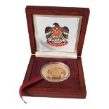 UNITED ARAB EMIRATES, A 22CT GOLD COMMEMORATIVE PROOF COIN, DATED 1996 In commemoration of The