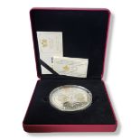 A LARGE CANADIAN 10OZ SILVER ONE HUNDRED DOLLAR PROOF COIN, DATED 2017 Titled 'Confederation of