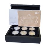 A SILVER WWI COMMEMORATIVE FIVE POUND,SIX COIN PROOF SET, DATED 2017 Titled 'The 100th Anniversary