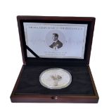 A LARGE SILVER 5OZ COMMEMORATIVE TEN POUNDS PROOF COIN, DATED 2019 Titled 'The 80th Anniversary of