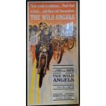 ‘THE WILD ANGELS’, STARRING PETER FONDA & NANCY SINATRA, A LARGE VINTAGE FILM POSTER Framed and