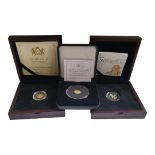 A COLLECTION OF THREE 19TH CENTURY AND LATER 22CT GOLD COINS To include American 1840 Liberty head