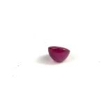 A 2.08CT LOOSE CABOCHON RUBY GEMSTONE with WGI certificate.