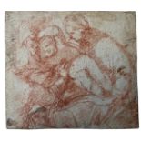 CIRCLE OF MICHELANGELO BUONARROTI, CAPRESE, 1475 - 1564, ROME, 16TH CENTURY RED CHALK DRAWING