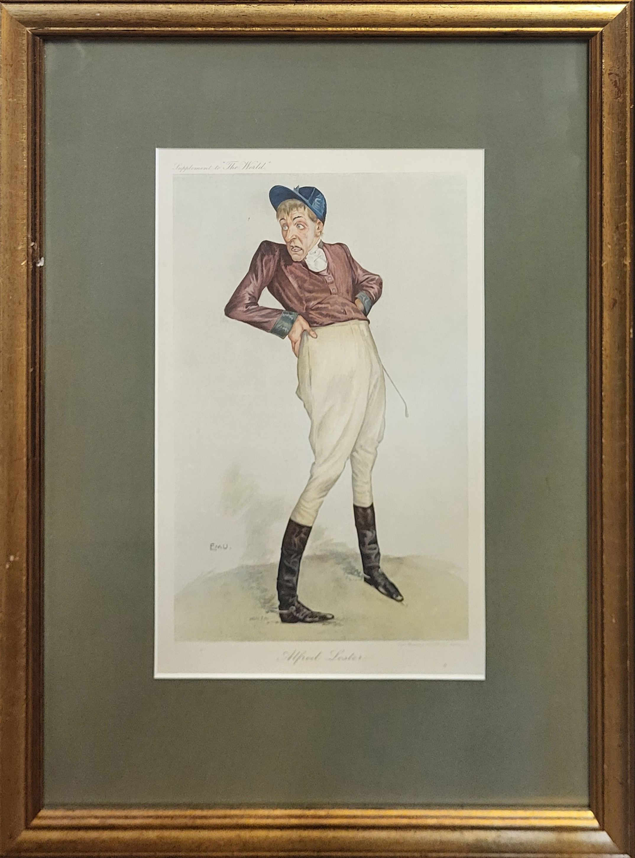 A SET OF TWELVE LATE VICTORIAN VANITY FAIR EQUESTRIAN AND HORSE RACING PRINTS Published by Vincent - Bild 22 aus 25