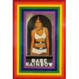 SIR PETER BLAKE, R.A. BN 1932, 'BABE RAINBOW', LITHOGRAPH ON TIN Bearing inscription ‘Peter Blake