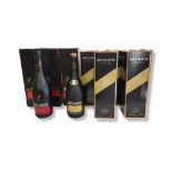 REMY MARTIN V.S.O.P, A COLLECTION OF EIGHT VINTAGE BOTTLES OF COGNAC, 70CL Sealed, in original