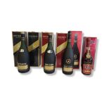 REMY MARTIN V.S.O.P., A COLLECTION OF FIVE VINTAGE BOTTLES OF COGNAC, 100CL Together with a
