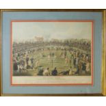 BOXING INTEREST, AFTER THE ORIGINAL PAINTING BY H. HEATH, A LARGE EARLY 19TH CENTURY COLOURED