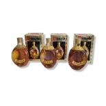 DIMPLE HAIG, THREE VINTAGE SCOTCH WHISKY BOTTLES, 26?FL OZ Sealed and in original boxes.
