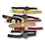 A COLLECTION OF TWENTY-FIVE VINTAGE GENT’S FASHION WATCHES To include ‘Eagle and Time’, ‘Vogue’