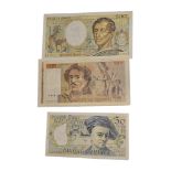 AN ALBUM OF VINTAGE WORLD BANKNOTES To include Belgian notes, Canada notes, Japan, Zambia,Turkey,