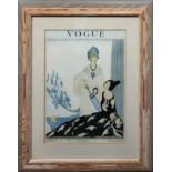 A SET OF FOUR MODERN VOGUE FASHION PRINTS, AFTER THE 1919 ORIGINAL BY CONDE NAST & CO. OF LONDON