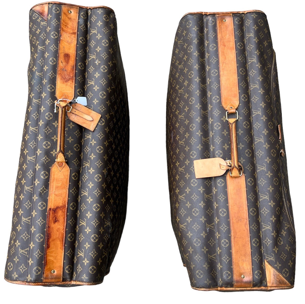 LOUIS VUITTON, A SET OF TWO LARGE CLASSIC LEATHER MONOGRAM SUITCASES Made America, 1995, number: - Image 5 of 5
