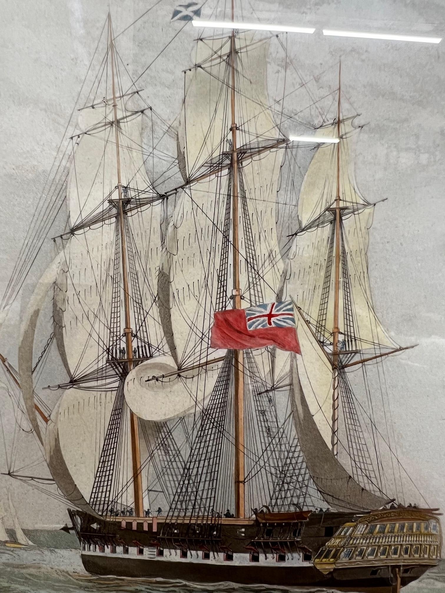 C. ROSENBERG, H.C.S. MACQUEEN OFF THE START 26TH JANUARY 1832, COLOURED ETCHING AND HAND COLOURED - Image 3 of 11