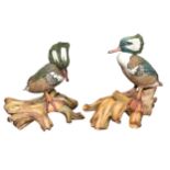 EDOARDO TASCA, TWO 20TH CENTURY LIMITED EDITION (525/1000 AND 528/1000) PORCELAIN DUCKS Titled ‘