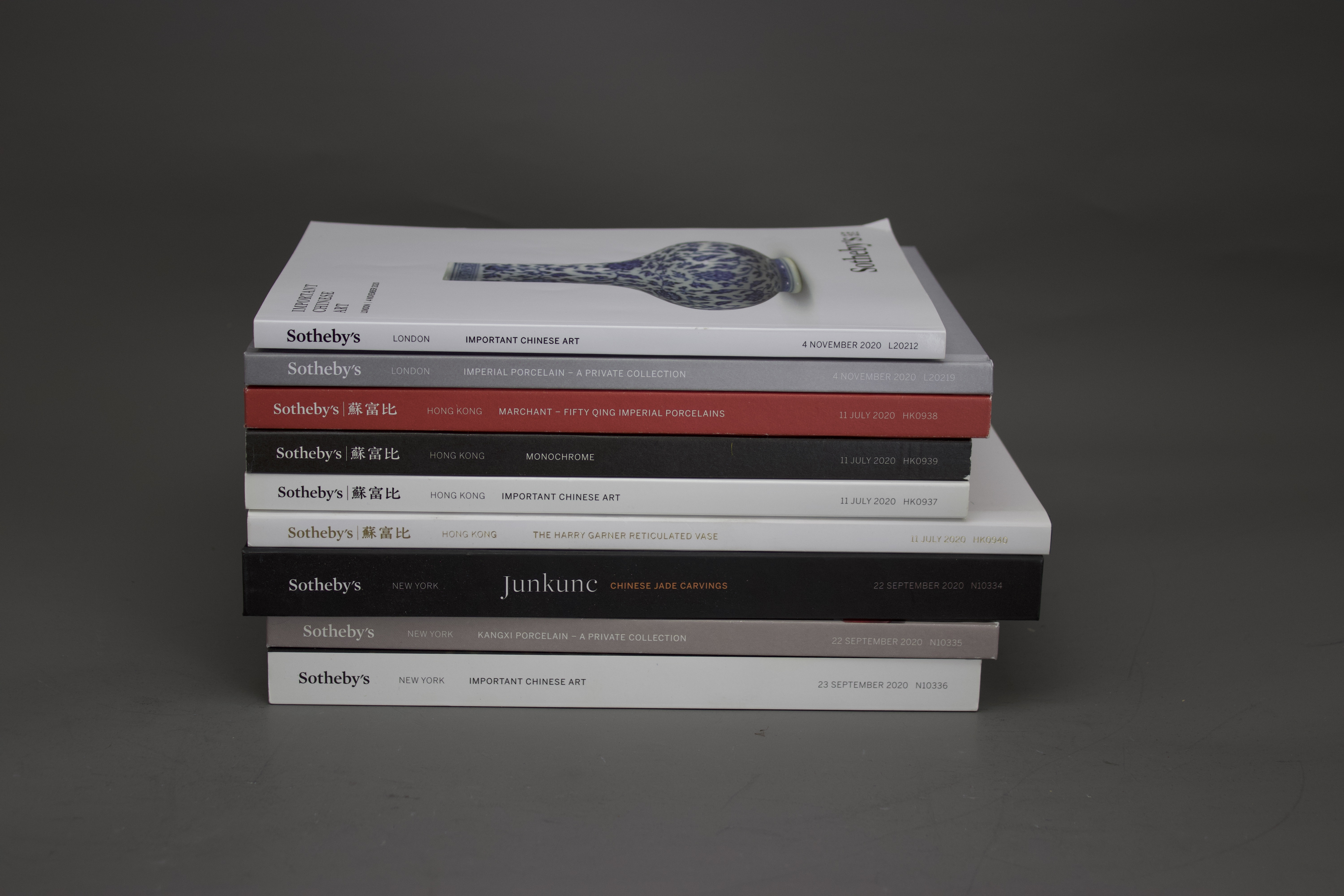 9 Sotheby's catalogues, 16 Chrtistie's/Bonhams/Wolley and Wallis??This lot is offered without