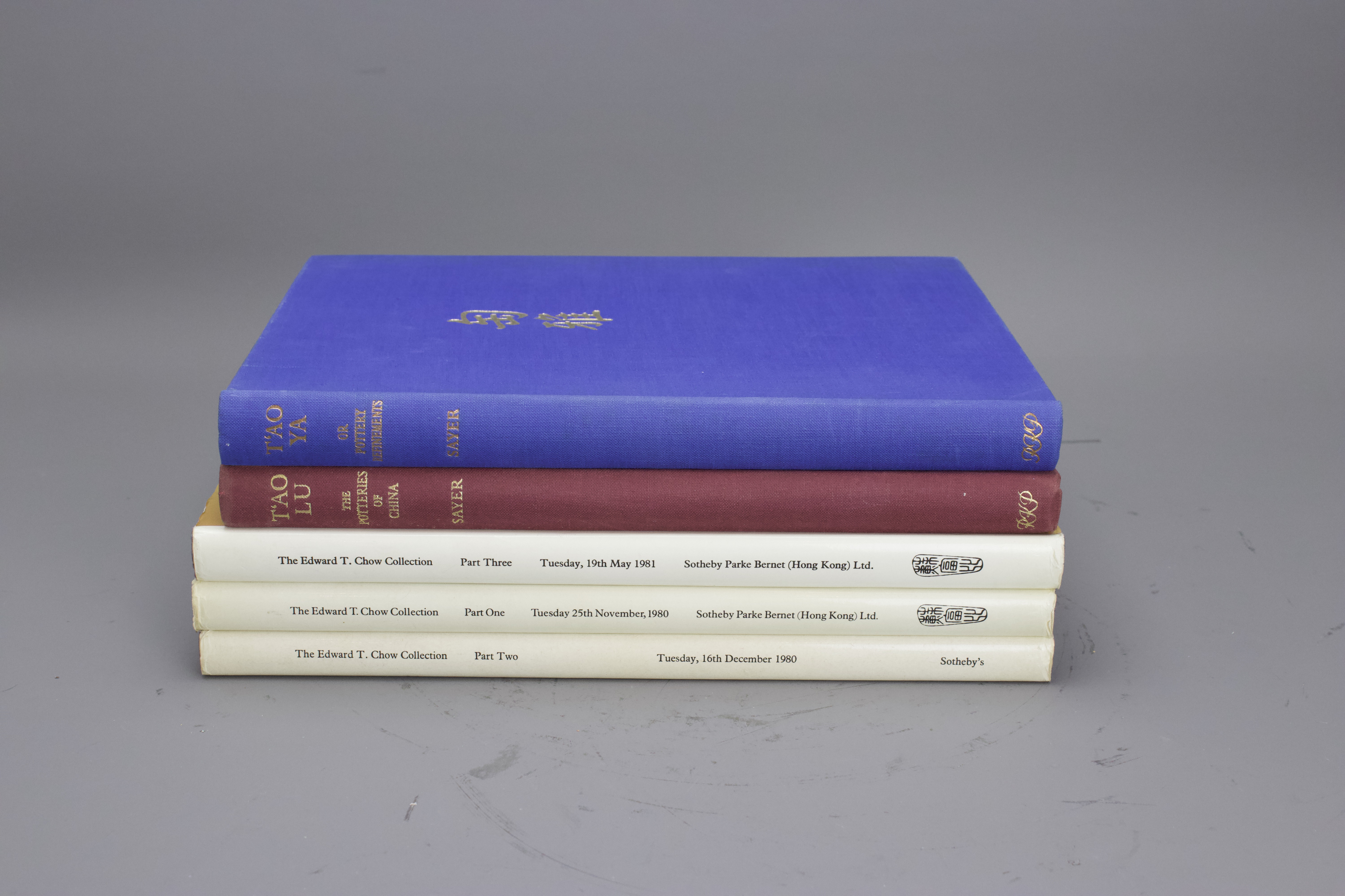 The Edward T.Chow Collection', Sothebys catalogues, London and Hong Kong, 1980 and 1981, 3