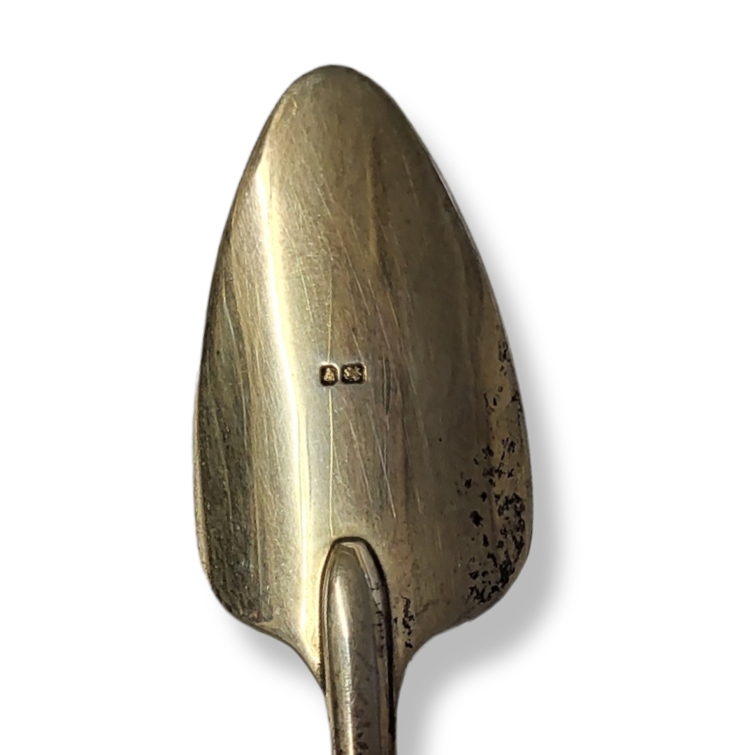 A 20TH CENTURY SILVER NOVELTY OVAL FLOWER BASKET AND SHOVEL With a single carry handle, hallmarked - Image 5 of 5