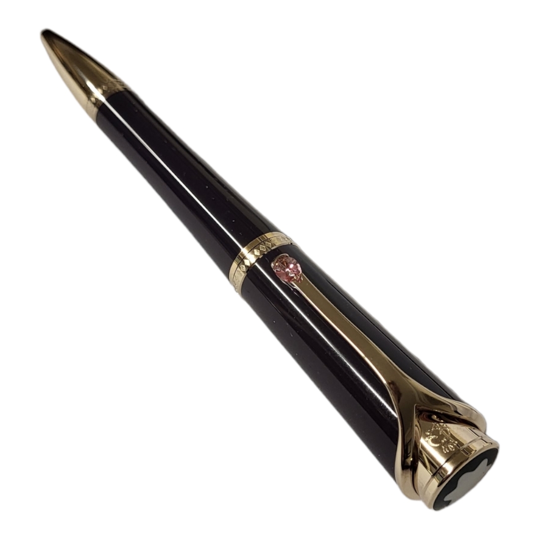 MONTBLANC, A 'PRINCESSE GRACE DE MONACO' BALLPOINT PEN Limited edition having a large logo to cap - Bild 2 aus 2