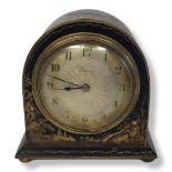 ASPREY, A LATE 19TH/EARLY 20TH CENTURY CHINOISERIE MANTEL CLOCK, CIRCA 1900 Enamel painted dial with