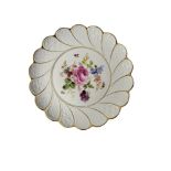 MEISSEN, A MID 19TH CENTURY HARD PASTE PORCELAIN HIGHLY DECORATIVE CABINET PLATE Deutsche Blumen