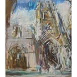 DAVID GREENWOOD, NORTH ENGLAND, A CONTEMPORARY PASTEL Depicting a church, dated 2006, signed, framed