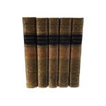 THE WORKS OF RIGHT HONOURABLE LADY MARY WORTLEY MONTAGU, VOLUMES 1-5 SIXTH EDITION 1817, LONDON: