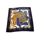 HERMÈS, ‘FESTIVAL’, A SILK SCARF DESIGNED BY HENRI D'ORIGNY, CIRCA 1992. (86cm x 86cm)