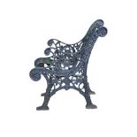 A PAIR OF 19TH CENTURY CAST IRON GARDEN BENCH ENDS With organic decoration. (62cm x 78cm) Condition: