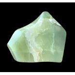 A NEW JADE FREEFORM 1.8kg (h 17.5cm x w 16cm x d 6cm)