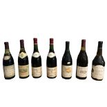 SEVEN BOTTLES OF VARIOUS VINTAGE FRENCH CÔTES DU RHONE Including vintage from 1983, 1984 and 1985.