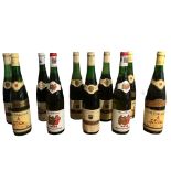 TEN BOTTLES OF VARIOUS VINTAGE FRENCH WINE To include Vin D’Alsace 1983, Preiss-Henny 1983, Vin D’