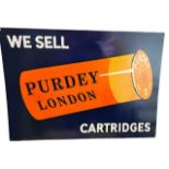 A LARGE PURDEY CARTRIDGES SING. (50cm x 70cm)